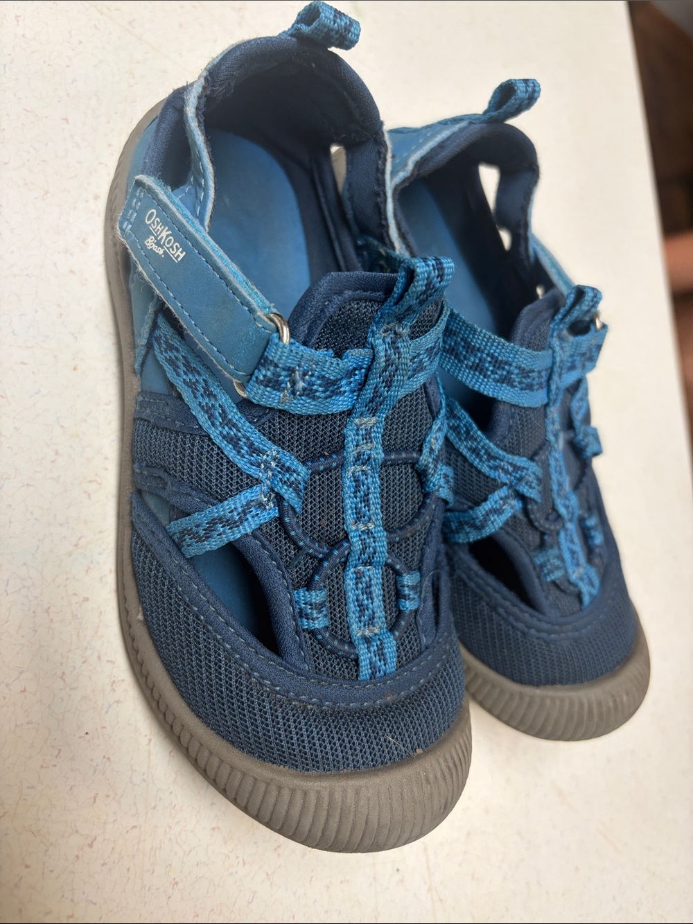 OshKosh B'gosh Blue Kids Athletic Sandal Sneakers